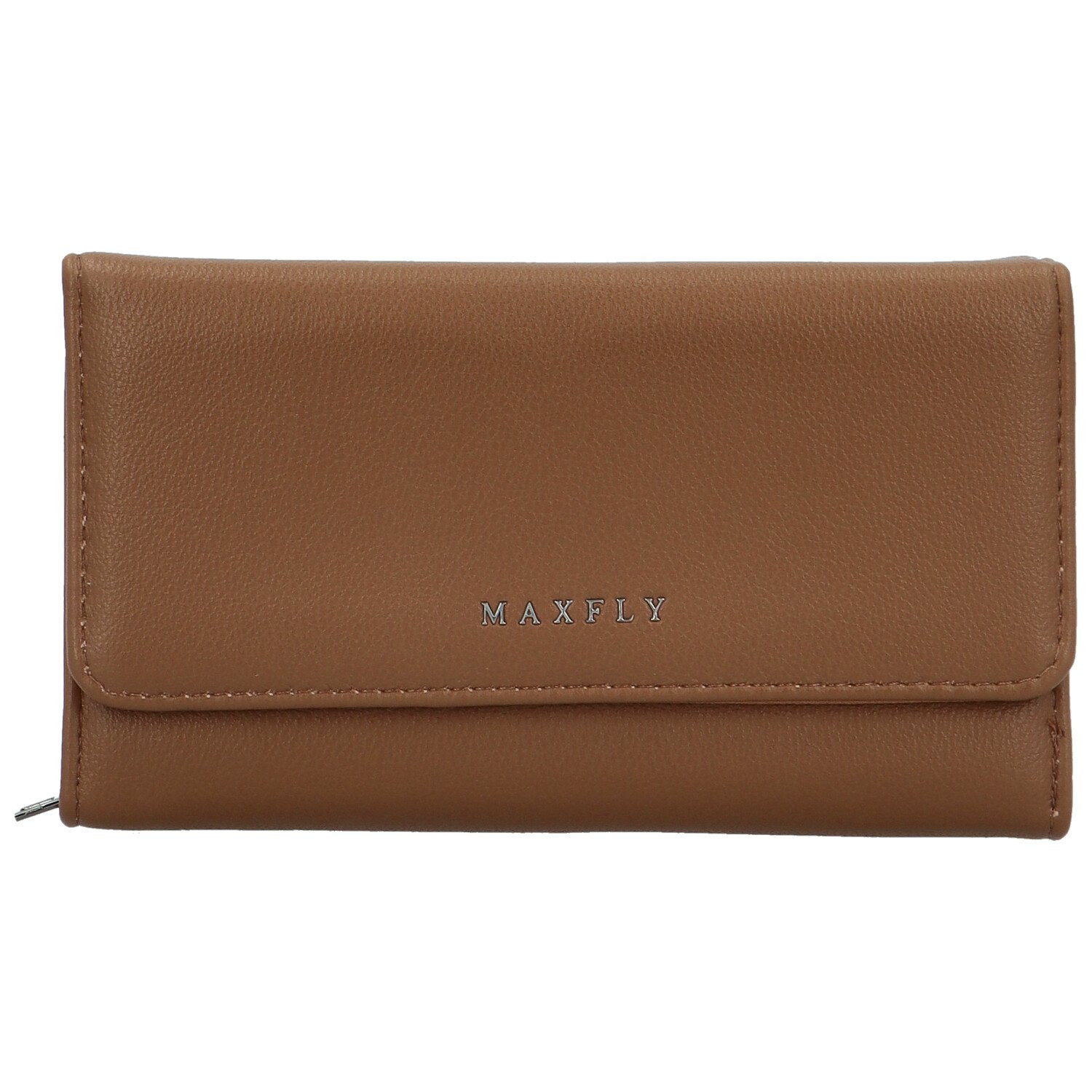 Stylová dámská koženková peněženka MaxFly Ennio, hnědá