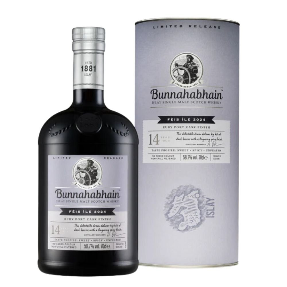 Bunnahabhain 14 yo  RUBY PORT CASK 58,7% 0,7l