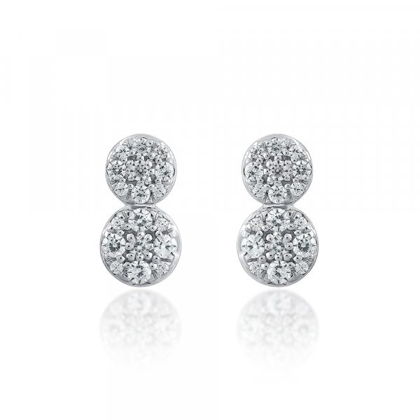 Náušnice s brilianty 334-419-014697 1.10g