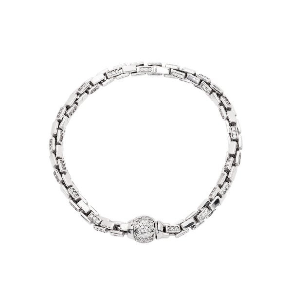 Náramek se syntetickými kameny 366-573-5832 19-14.30g