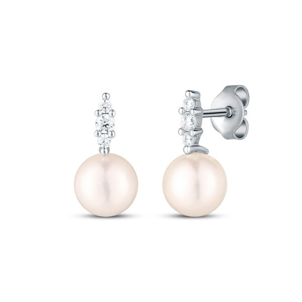 Náušnice s perlou 335-288-711133 2.00g