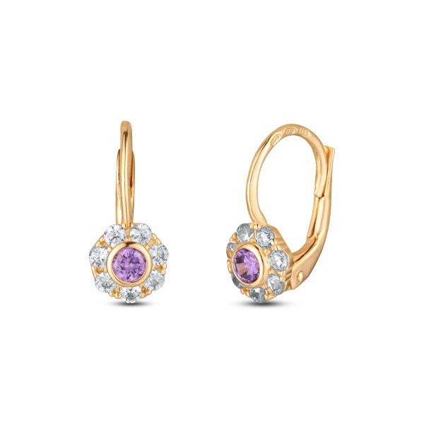 Náušnice se syntetickými kameny 236-277-002316 1.55g