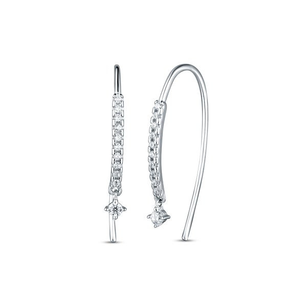 Náušnice se syntetickými kameny 136-596-560800-0000