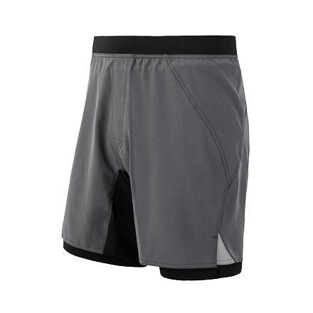 SENSOR TRAIL pánské šortky šedá/černá 19100008-01 Velikost: L 8592837059044