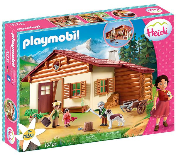 Playmobil Playmobil 70253 Heidi a dědeček na salaši