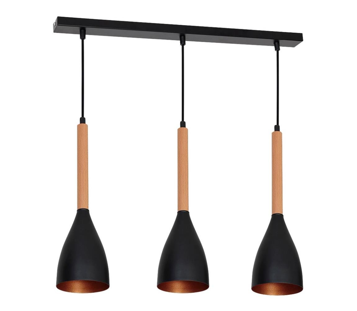 Lustr na lanku MUZA 3xE27/60W/230V