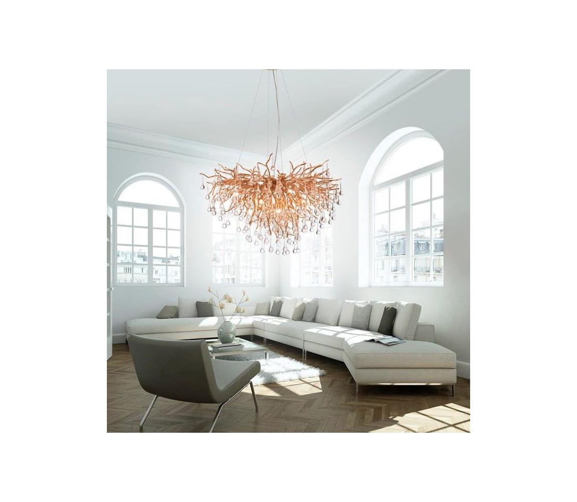 Paul Neuhaus Paul Neuhaus 2192-11 - Lustr na lanku ICICLE 10xG9/40W/230V