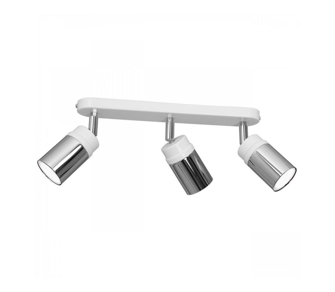 Bodové svítidlo NEST 3xGU10/8W/230V bílá/chrom