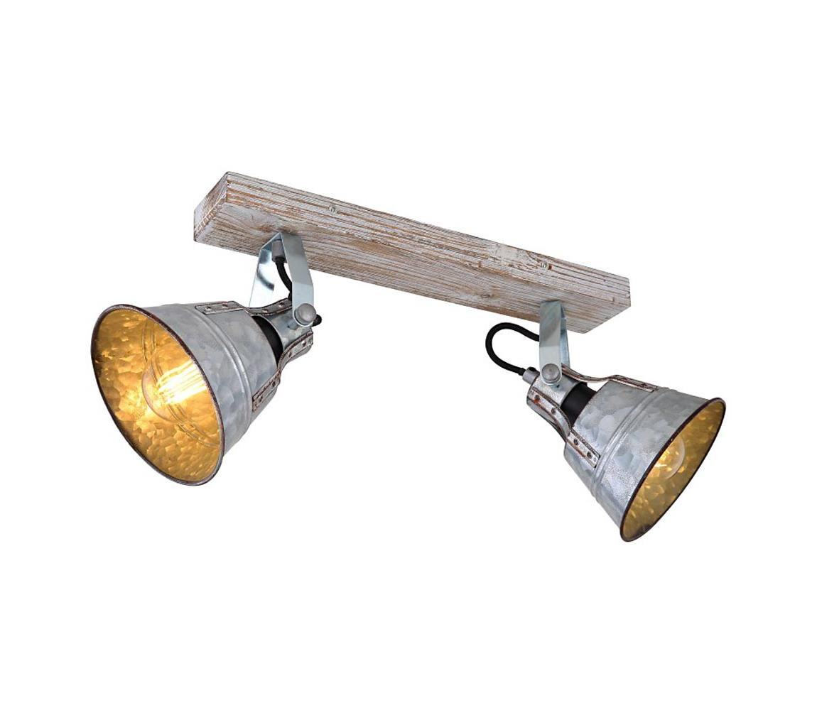 Globo Globo 15366Z-2 - Bodové svítidlo GÜNTHER 2xE27/60W/230V