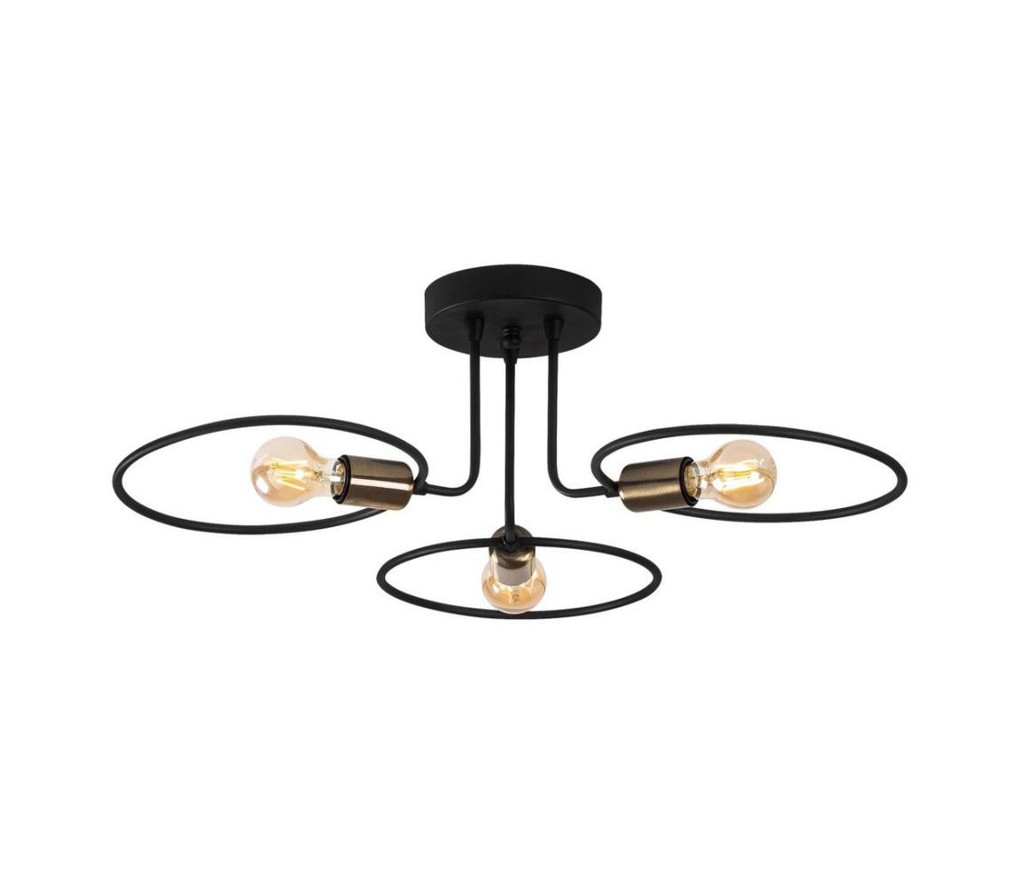 Přisazený lustr CIRCLE 3xE27/40W/230V