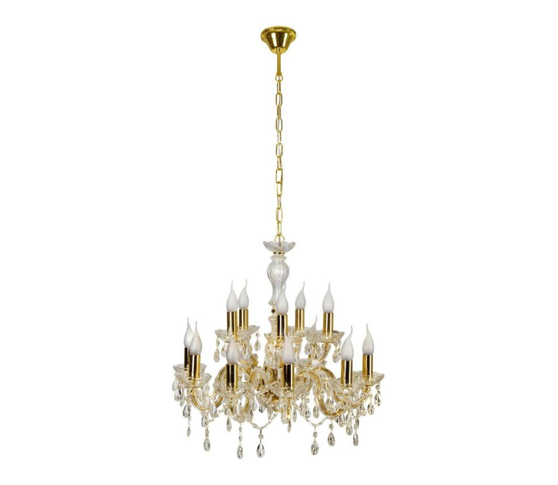 Lustr na řetězu MARIA TERESA 12xE14/40W/230V