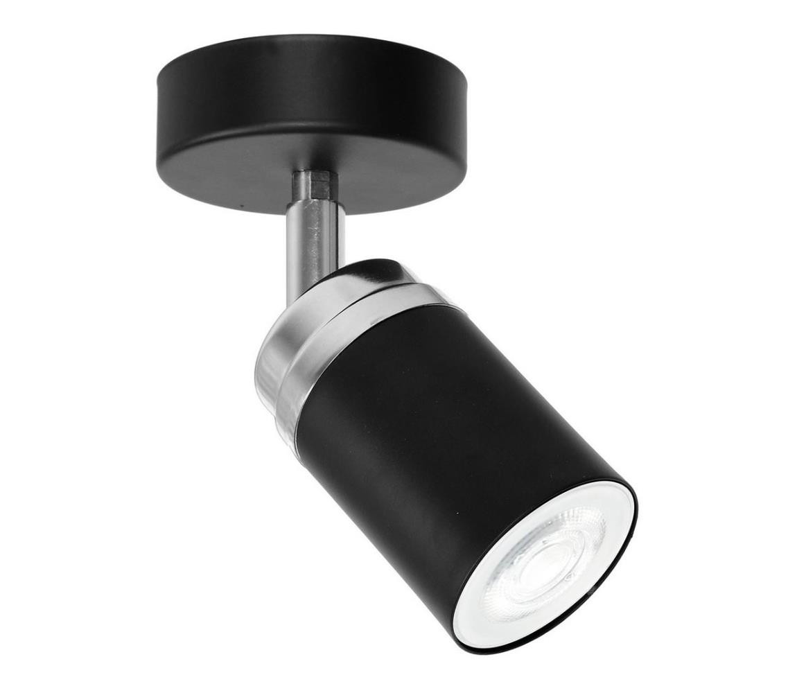 Bodové svítidlo RENO 1xGU10/8W/230V černá/chrom