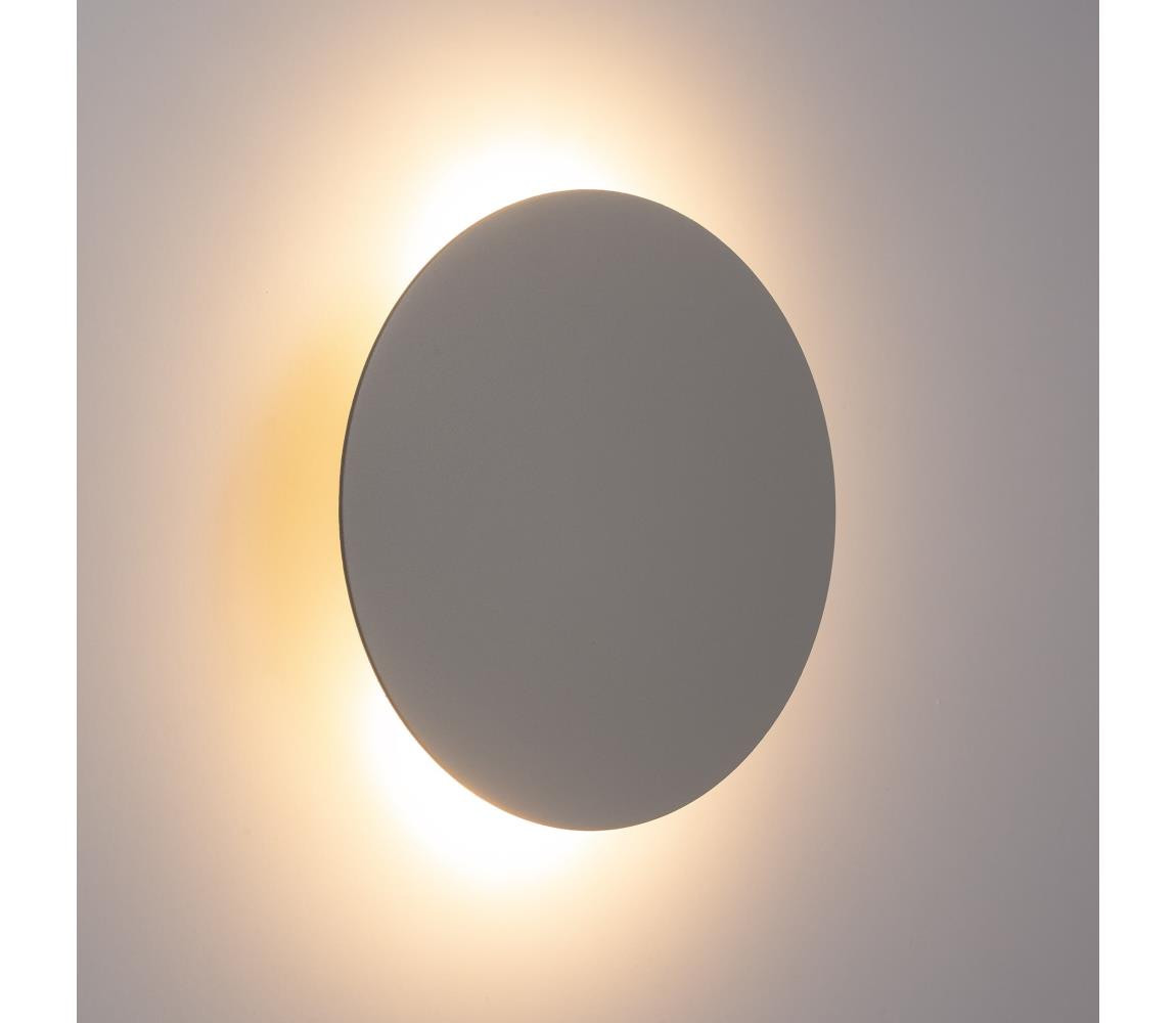 Nástěnné svítidlo LUNA 4xG9/8W/230V pr. 40 cm šedá