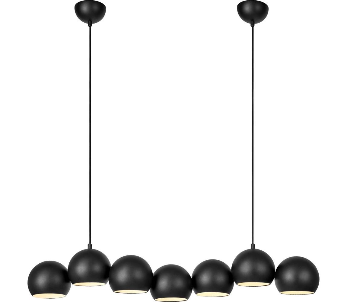 Markslöjd Markslöjd 108860 - Lustr na lanku CUPOLO 7xE14/40W/230V černá