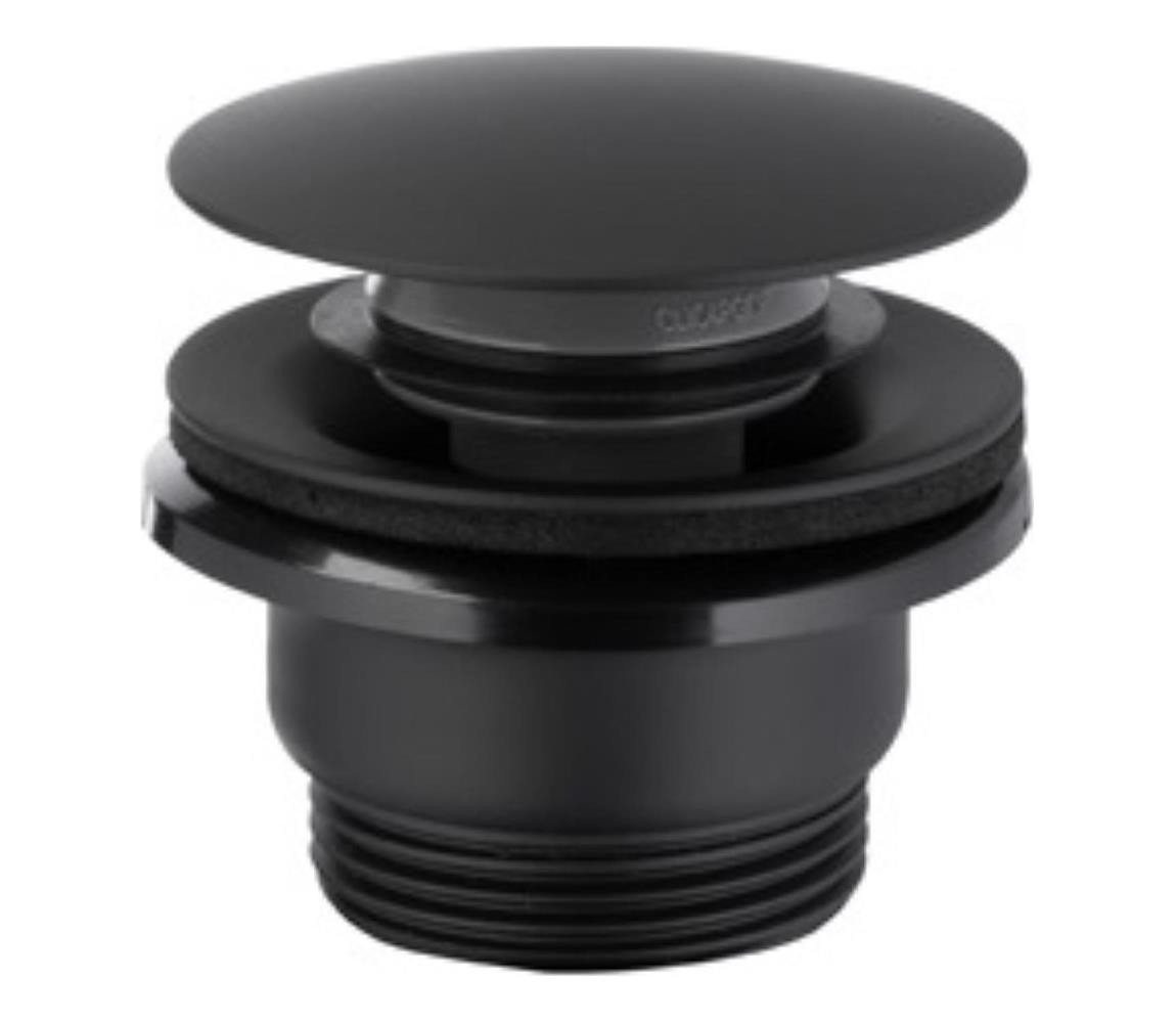 KFA Armatura KFA Armatura 660-320-81 - Umyvadlová výpusť CLICK-CLACK pr. 6,6 cm matná černá