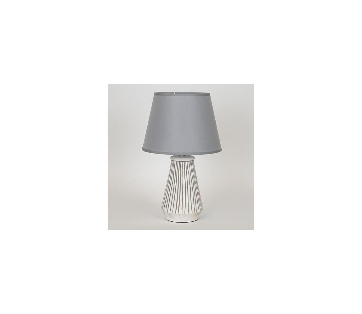 Eurolamp Stolní lampa 1xE14/40W/230V patina/šedá