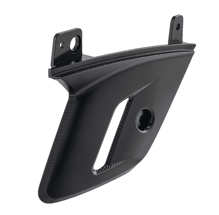 SIP Ozdobná krytka vidlice SIP, černý lesklý elox, Vespa GTS / ​GTS Super 125 / ​300 ccm (2023-) MV009440B