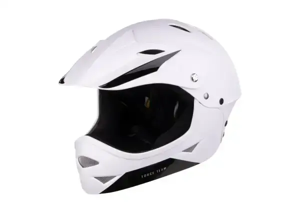 Force Downhill Junior přilba bílá matná vel. S-M (54 - 58 cm)