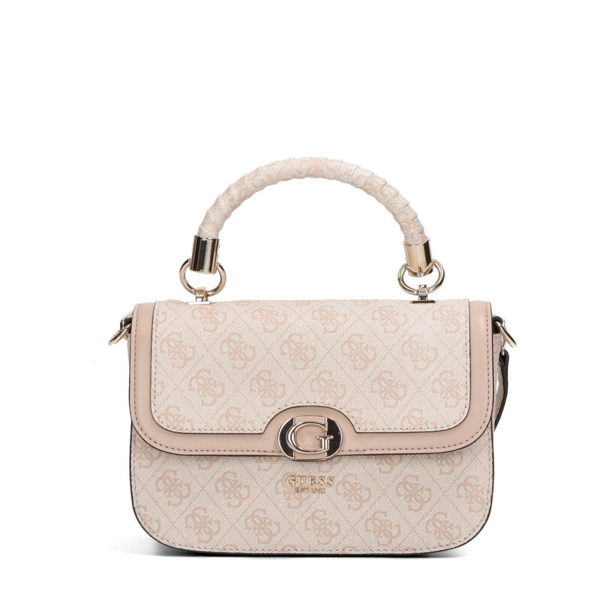 Guess dámská elegantní kabelka - světle růžová - One size