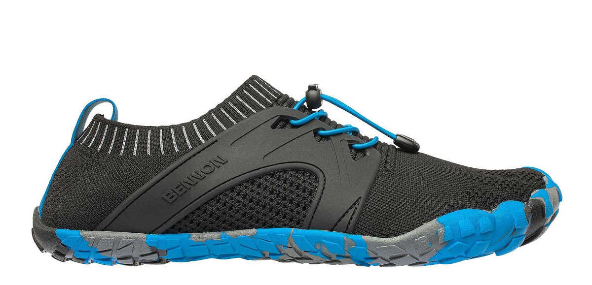 Bennon BOSKY Black/blue Barefoot Volnočasová obuv 36