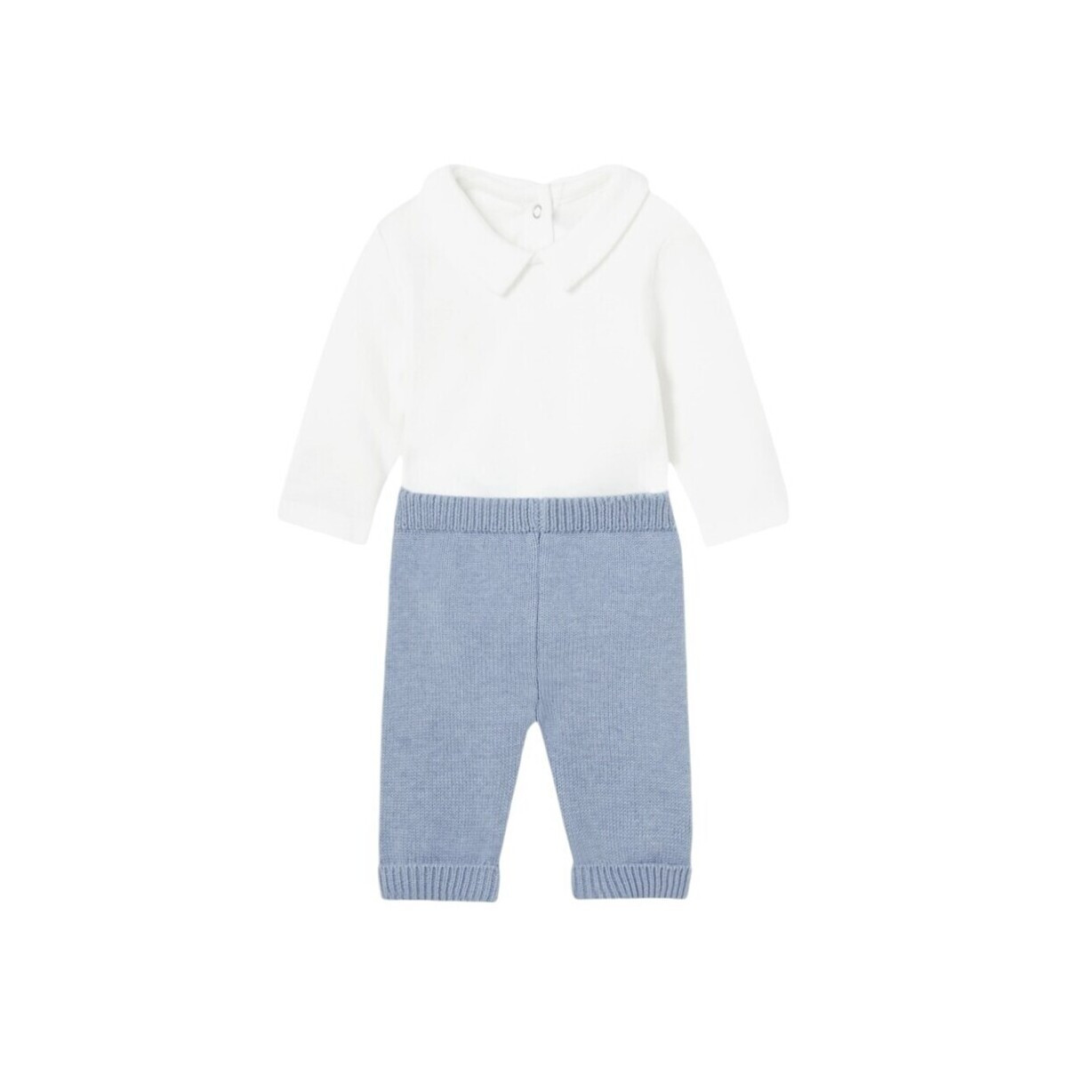 Mayoral  2516 Conjunto 3 piezas tricot recién nacido Azul  Modrá