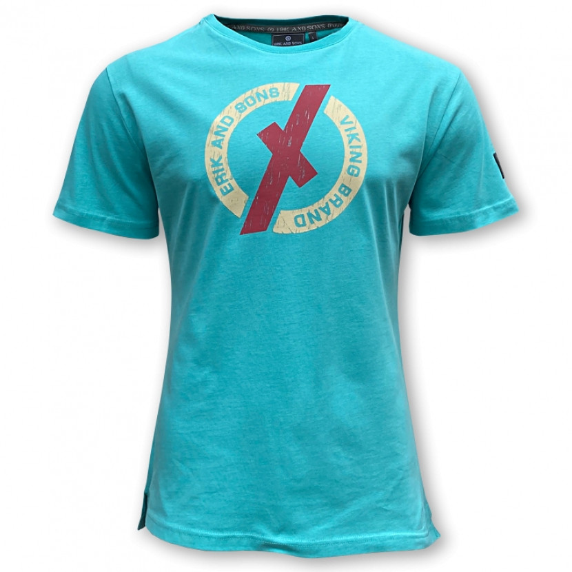 Triko Erik and Sons Kompass - světle modré, L