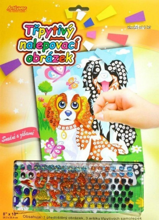 ArtLover Třpytivý nalepovací obrázek - TKC-EP10