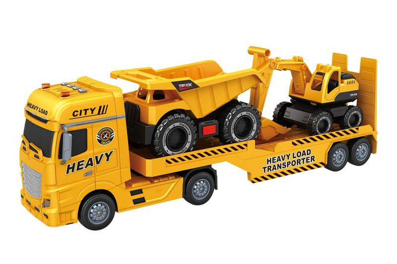 RE.EL Toys Jumbo truck žlutý