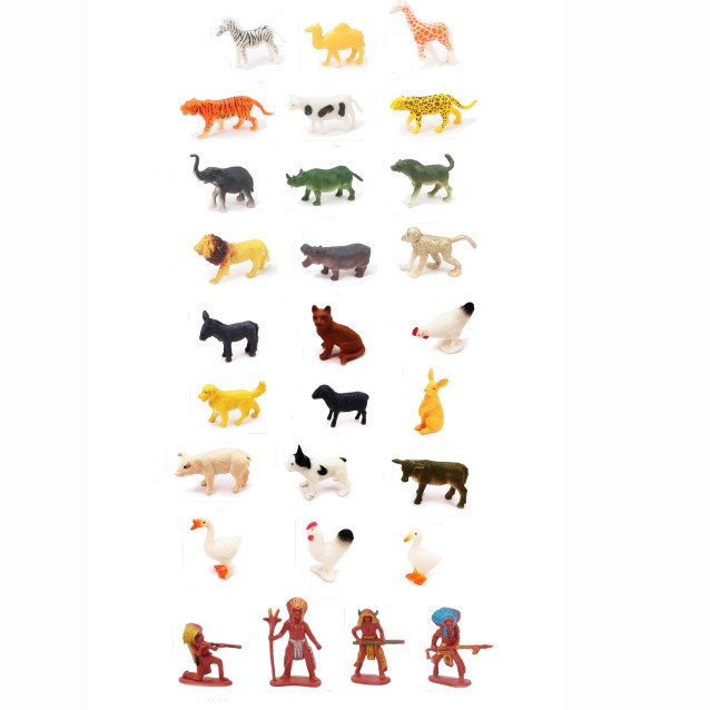 Figurka zvířátka o velikosti cca 9 cm v sáčku.