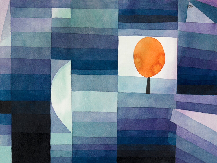 Paul Klee Obrazová reprodukce The Harbinger of Autumn, Paul Klee, 40 × 30 cm