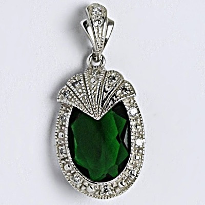 Stříbrný přívěšek s krystalem, P 1202/1