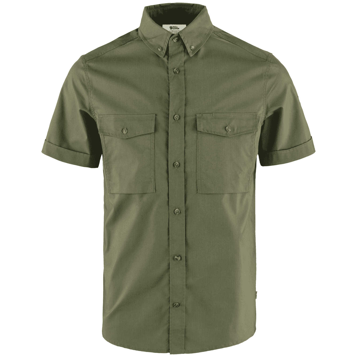 Pánská košile Fjällräven Övik Air Stretch SS Shirt M Velikost: L / Barva: zelená