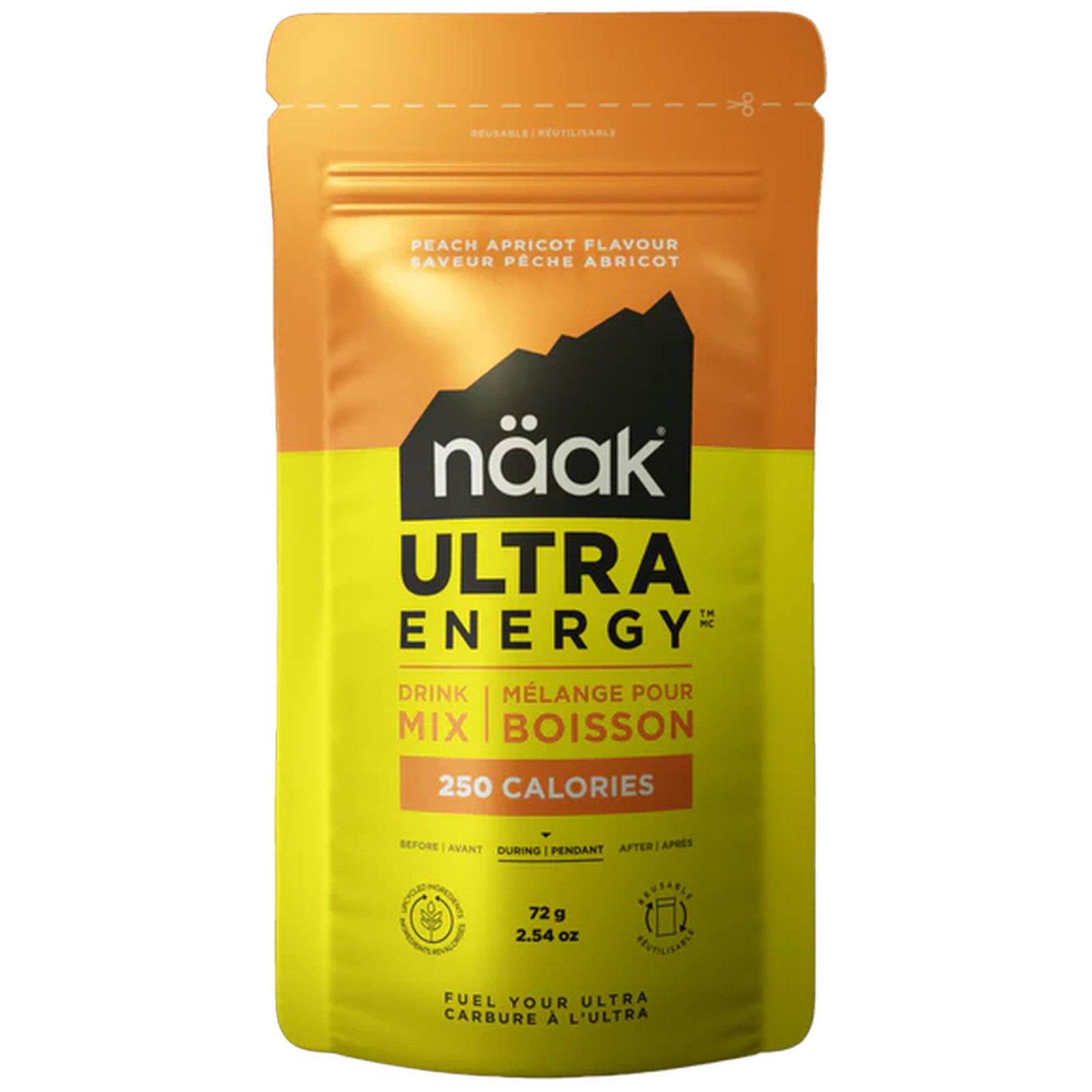 Energetický drink Näak Peach Apricot - Ultra Energy™ Drink Mix - Single Serve ( 72g)
