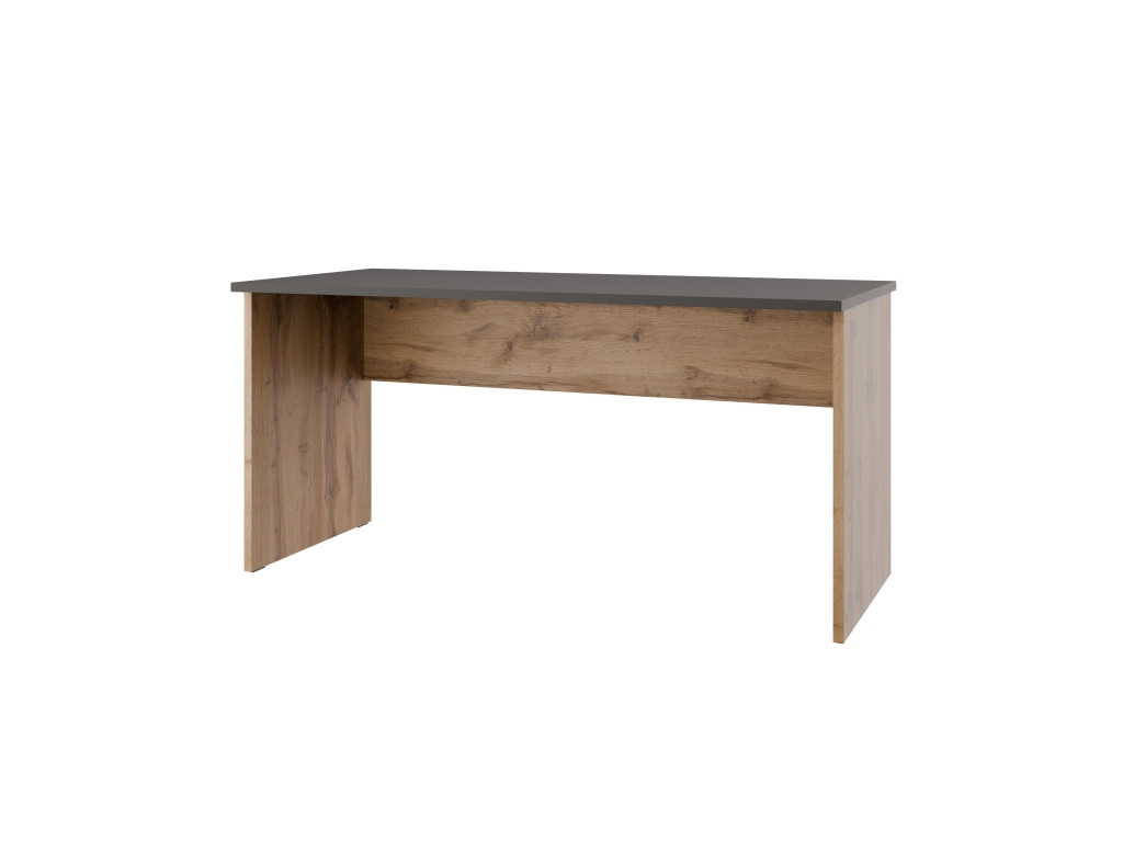 Kancelářský psací stůl NEJBY GIANNI, dub wotan/antracit