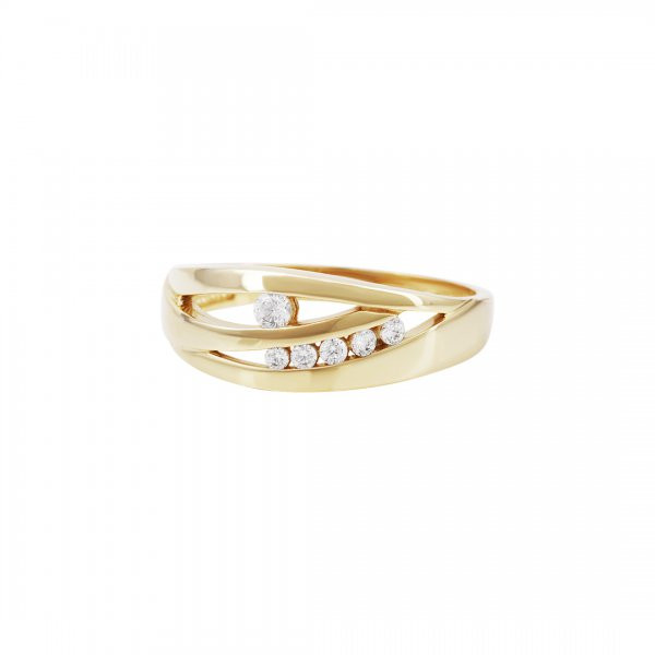 Prsten se syntetickými kameny 226-185-1987 50-2.55g