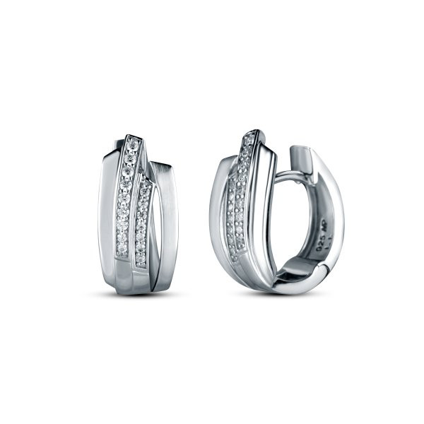 Náušnice se syntetickými kameny 136-635-078668-0000