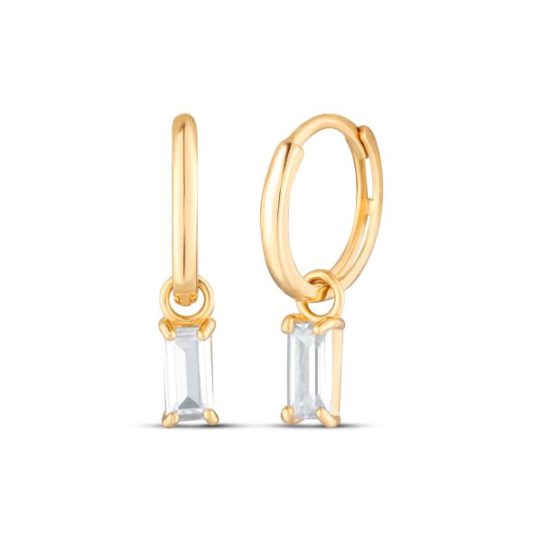 Náušnice se syntetickými kameny 236-308-046816 1.45g