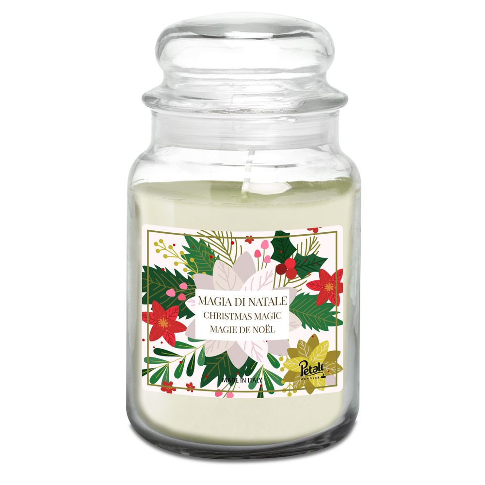 PETALI svíčka ve skle Christmas Magic - hoření 100h
