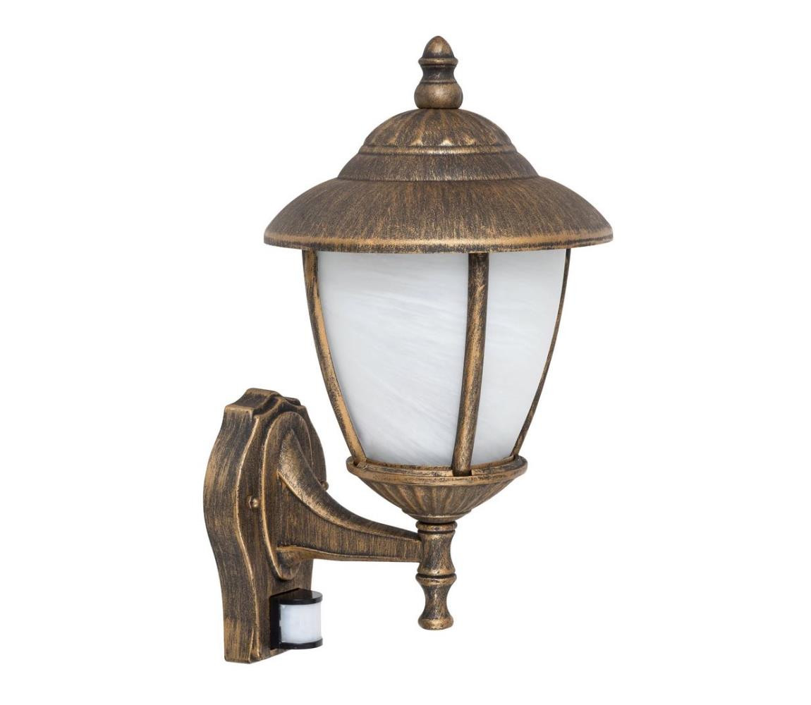 Rabalux Rabalux 7836 - Venkovní nástěnné svítidlo se senzorem MADRID 1xE27/60W/230V IP43