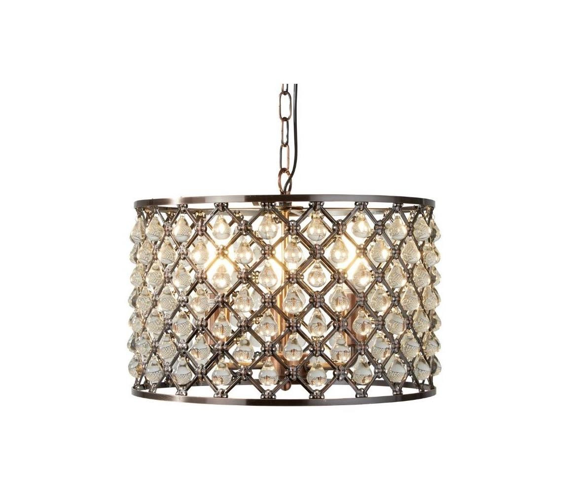 Searchlight Searchlight 7813-3CU - Křišťálový lustr na řetězu MARQUISE 3xE14/40W/230V