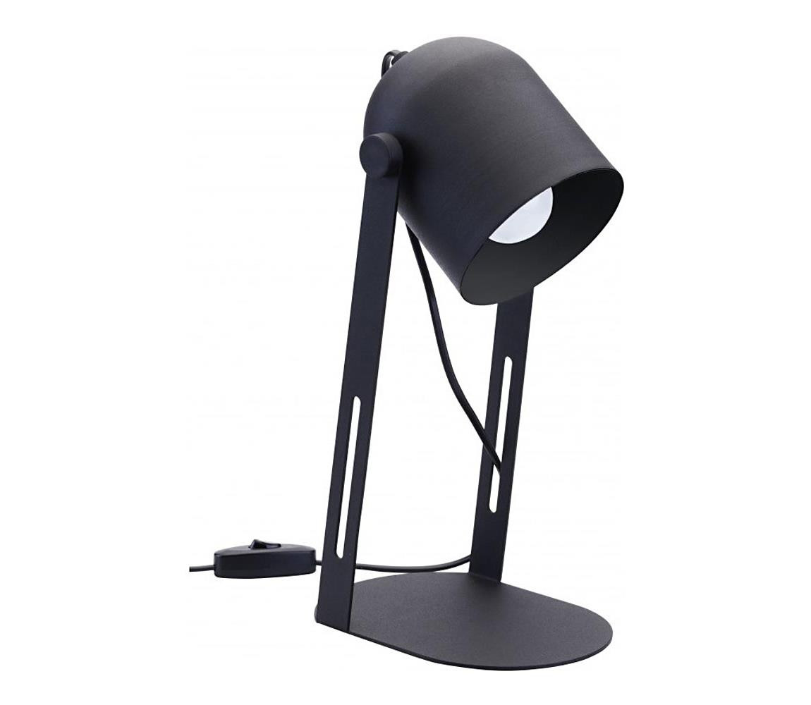 Stolní lampa DAVIS 1xE27/60W/230V černá