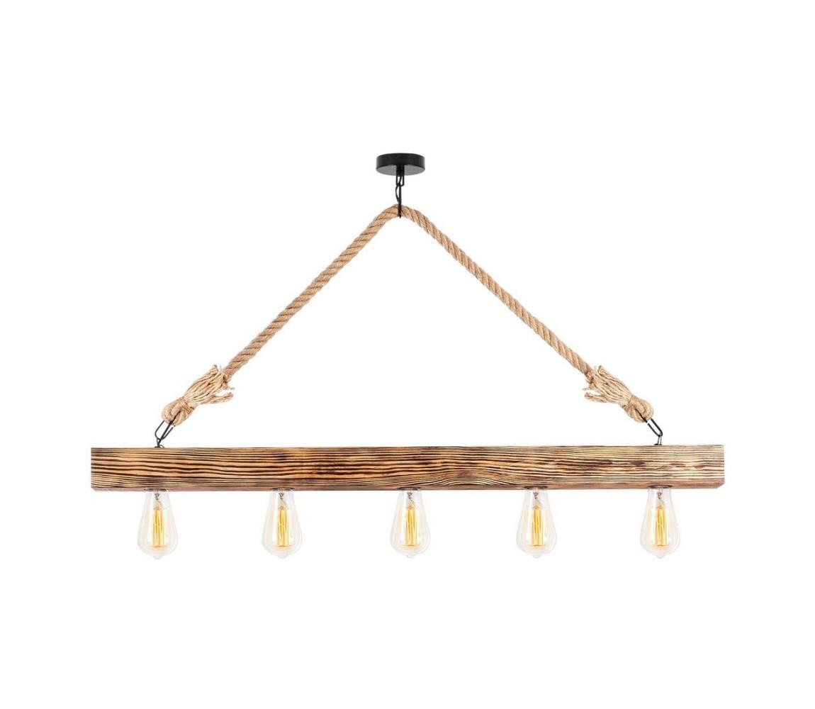Lustr na lanku EREBOS 5xE27/100W/230V