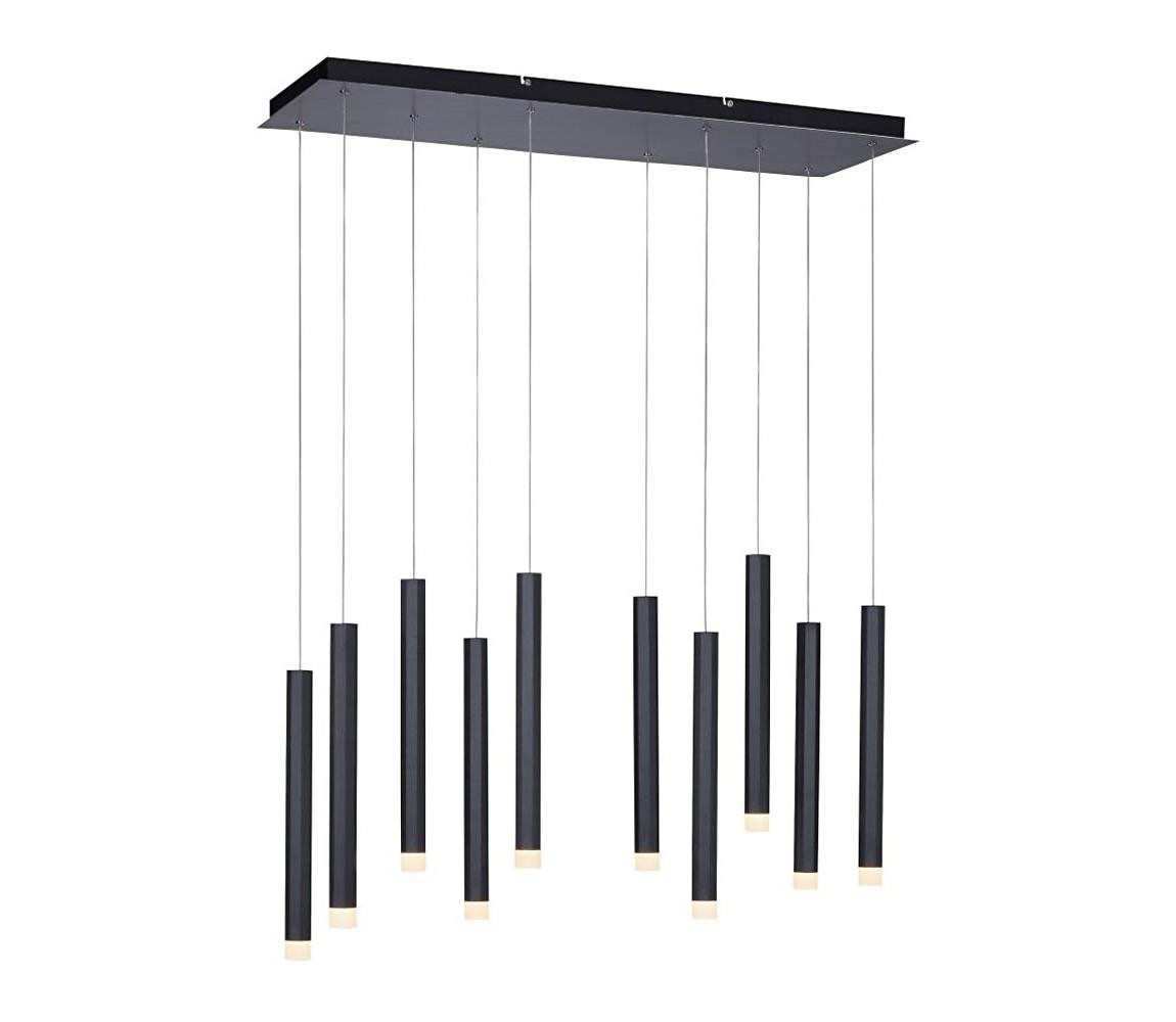 Leuchten Direkt Leuchten Direkt 15206-18 - LED Lustr na lanku 10xLED/4,8W/230V černá
