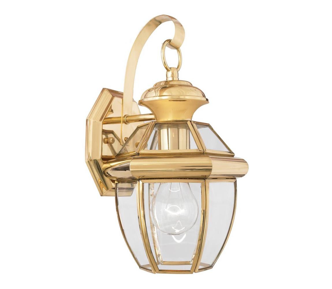 Elstead Elstead QZ-NEWBURY2-S-PB-Venkovní nástěnné svítidlo NEWBURY 1xE27/150W/230V IP44