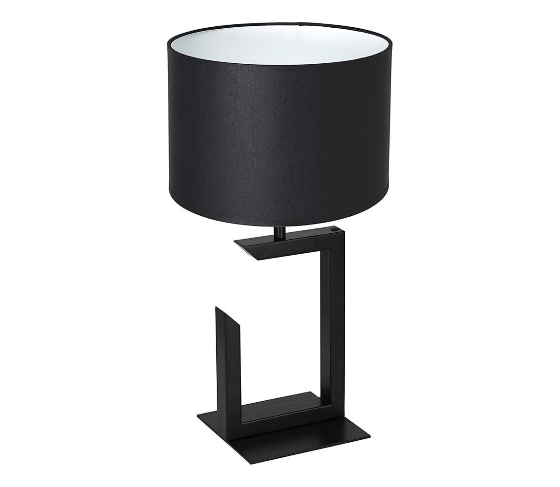 Stolní lampa 1xE27/60W/230V 45 cm černá/bílá