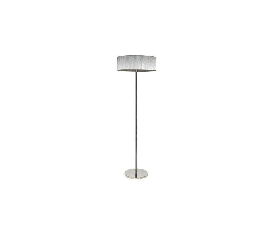 Stojací lampa SOLO 3xE14/40W/230V šedá/lesklý chrom