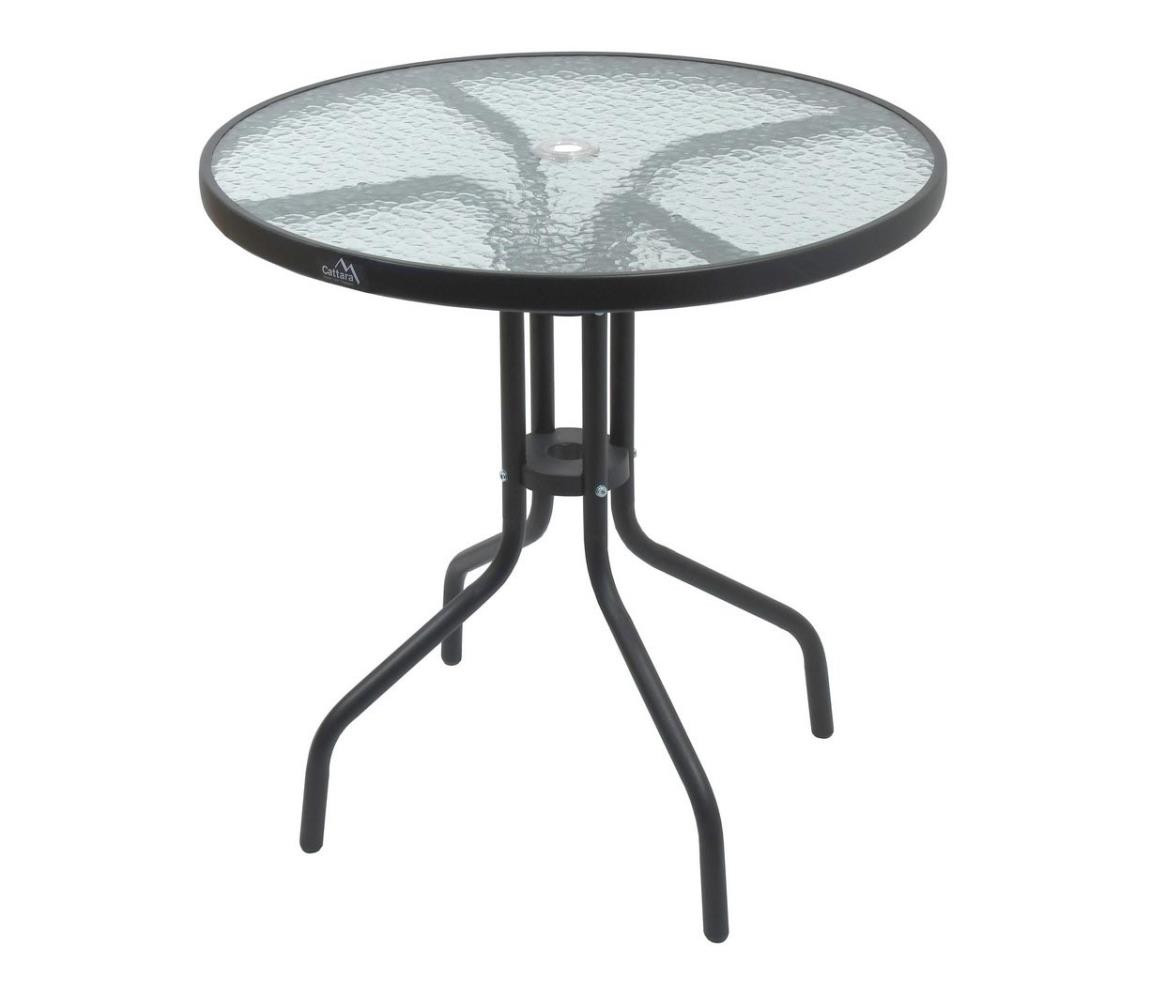 Zahradní stůl pr. 70 cm černá