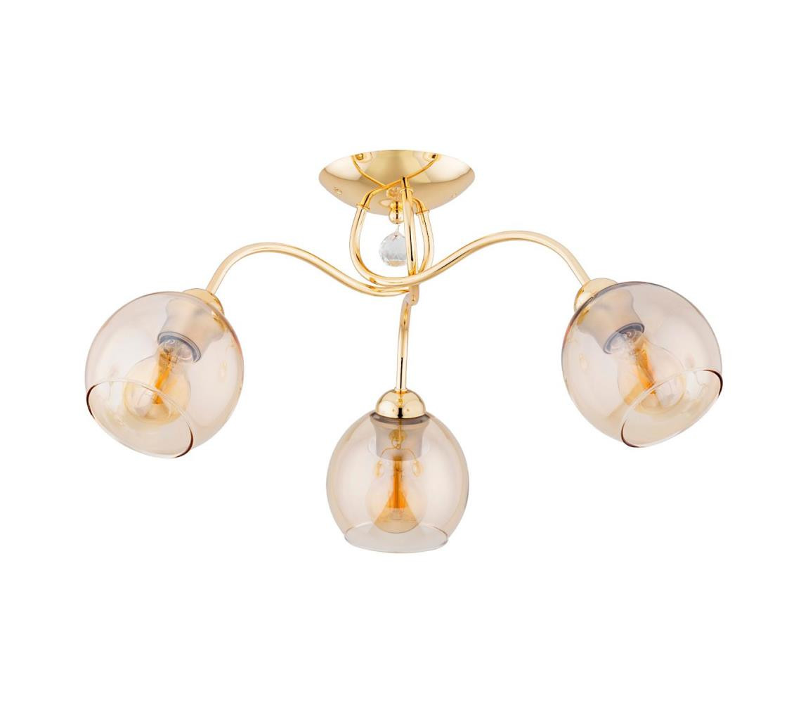 Přisazený lustr AMARILLO 3xE27/15W/230V zlatá