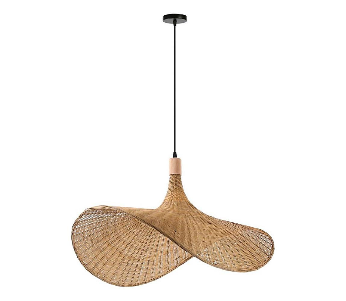 08290L - Lustr na lanku SOMBRERO 1xE27/40W/230V pr. 80 cm ratan