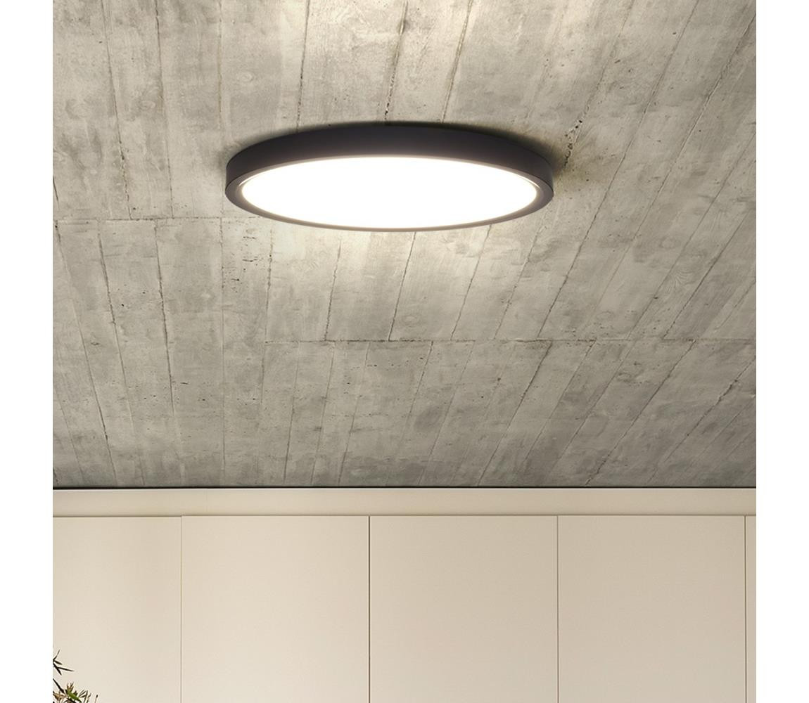 WO8018 - LED Stm. strop. svítidlo ESTELA LED/36W/230V+DO pr.30 cm černá